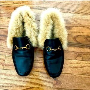 Fur flats